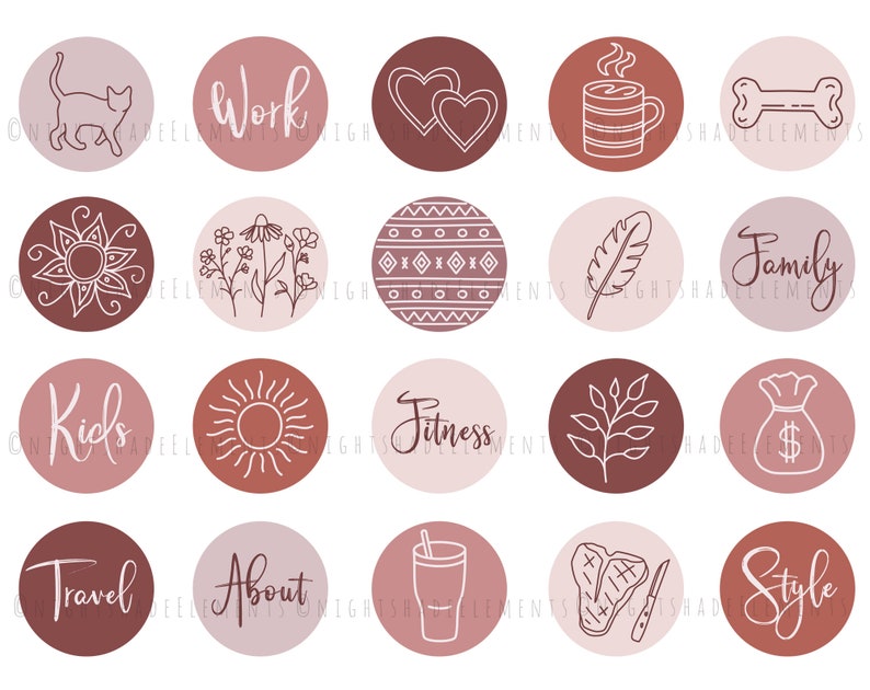 Cowgirl Instagram Highlight Cover Icons 40 Line Art Highlight - Etsy