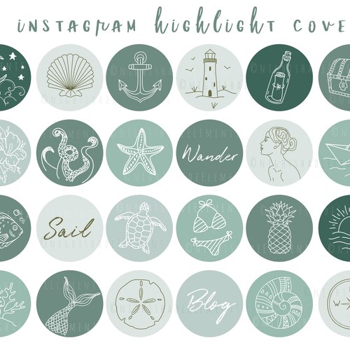 65 Instagram Highlight Cover Icons Instagram Stories - Etsy UK