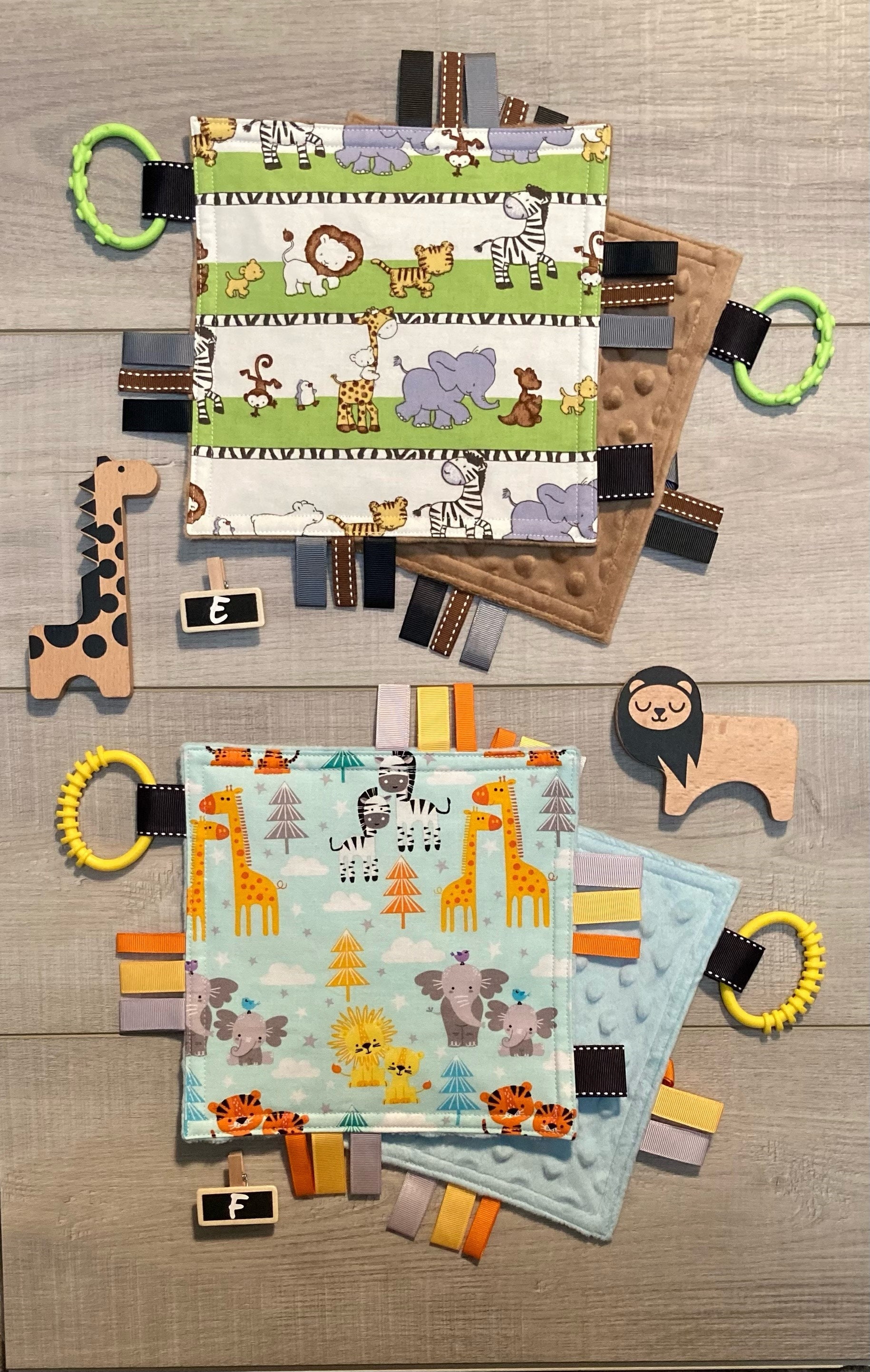 Baby Crinkle Taggie/baby Sensory Toy/baby Crinkle Toy/ Baby Etsy