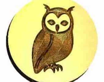 Standing Owl Wax Seal Stamp: Scandinavian Style