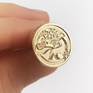 Perky Forest Fox Wax Seal Stamp | Sealing Wax Stamp | Wax Stamp | Sealing Stamp | Handmade in Seattle