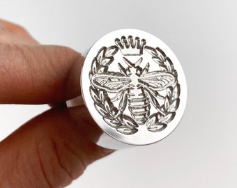 Queen Honey Bee Wax Seal Stamp | Sealing Wax Stamp | Wax Stamp | Sealing Stamp | Handmade in Seattle,USA