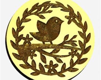 Forest Song Bird 2 Wax Seal Stamp | Sealing Wax Stamp | Wax Stamp | Sealing Stamp | Handmade in Seattle