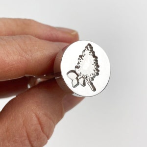 Spring Lilac Flower Wax Seal Stamp | Sealing Wax Stamp | Wax Stamp | Sealing Stamp | Handmade in USA