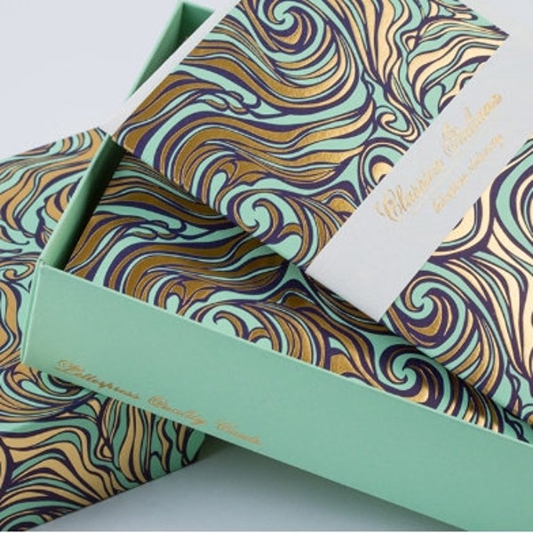 Marbled Classica Italiana Letterpress Stationery Notecards | 7 Colors | Rossi 1931