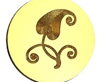 Heart Leaf Vine Wax Seal Stamp | Sealing Wax Stamp | Wax Stamp | Sealing Stamp | Letter Seal | Handmade in Seattle, USA