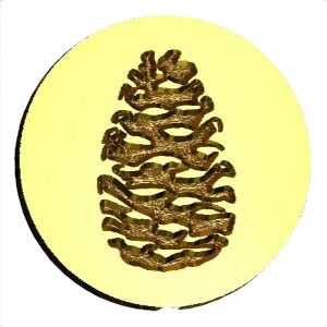 Pinecone Wax Seal Stamp | Sealing Wax Stamp | Wax Stamp | Sealing Stamp | Handmade in Seattle,USA
