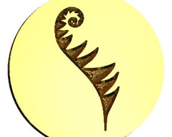 Fern Wax Seal Stamp | Sealing Wax Stamp | Wax Stamp | Sealing Stamp | Handmade in Seattle,USA