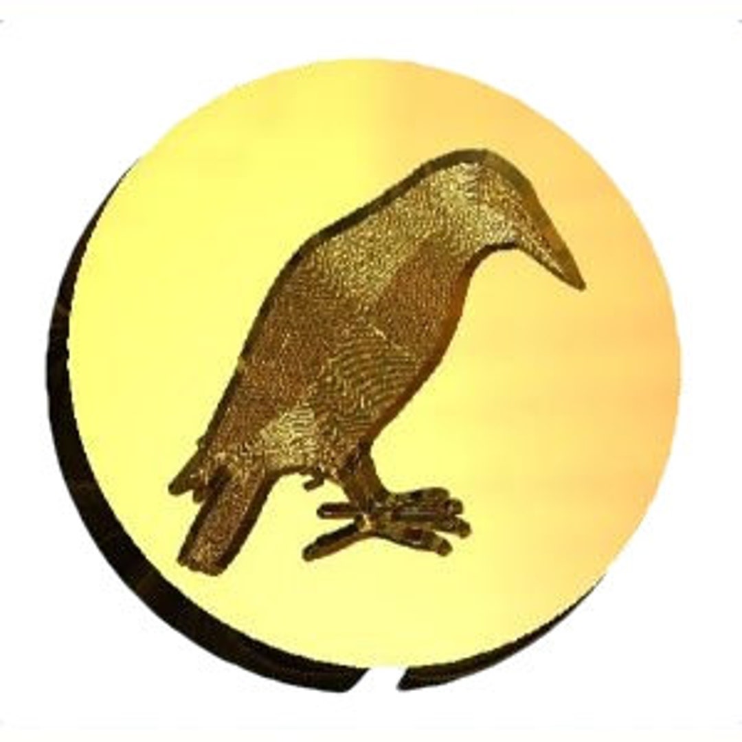 Crow, Raven, Rook #2 Wax Seal Stamp | Sealing Wax Stamp | Wax Stamp ...