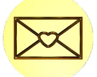 Envelope #1 Wax Seal Stamp | Sealing Wax Stamp | Wax Stamp | Sealing Stamp | Handmade in Seattle,USA