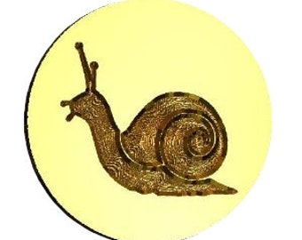 Snail #1 Wax Seal Stamp | Sealing Wax Stamp | Wax Stamp | Sealing Stamp | Handmade in Seattle,USA