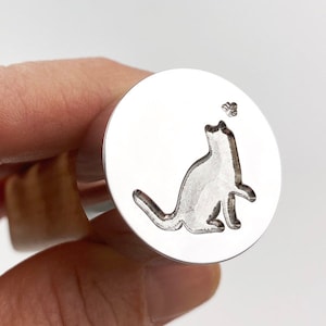 Kitten Cat Wax Seal Stamp | Sealing Wax Stamp | Wax Stamp | Sealing Stamp | Handmade in Seattle,USA
