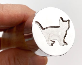 Kitten 2 Cat Wax Seal Stamp | Sealing Wax Stamp | Wax Stamp | Sealing Stamp | Handmade in Seattle,USA