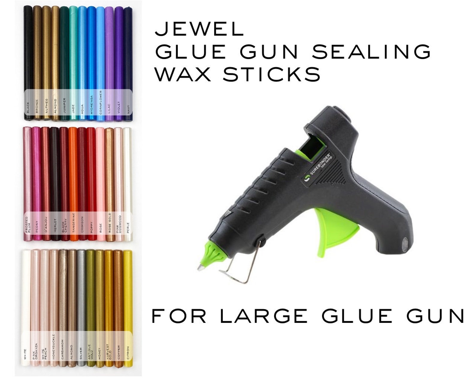 Jewel Glue Gun Sealing Wax for Large Glue Gun Extra Long Etsy