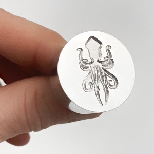 Kraken 2 Wax Seal Stamp | Sealing Wax Stamp | Wax Stamp | Sealing Stamp | Handmade in Seattle,USA