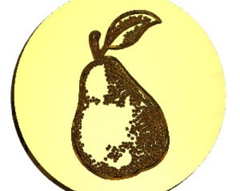 Pear Wax Seal Stamp | Sealing Wax Stamp | Wax Stamp | Sealing Stamp | Handmade in Seattle,USA
