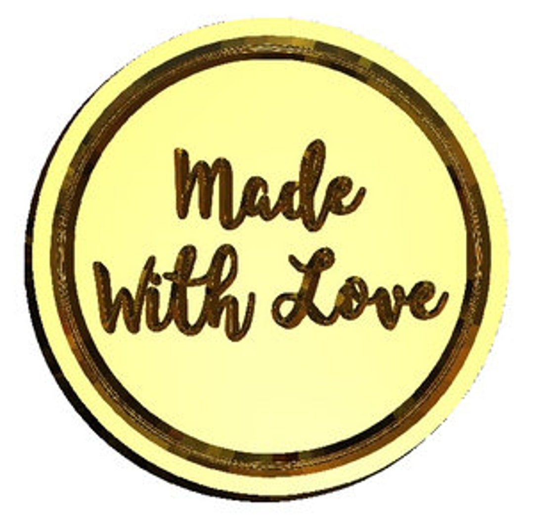 Made with Love wax seal stamp/ Made with heart /wax sealing kit