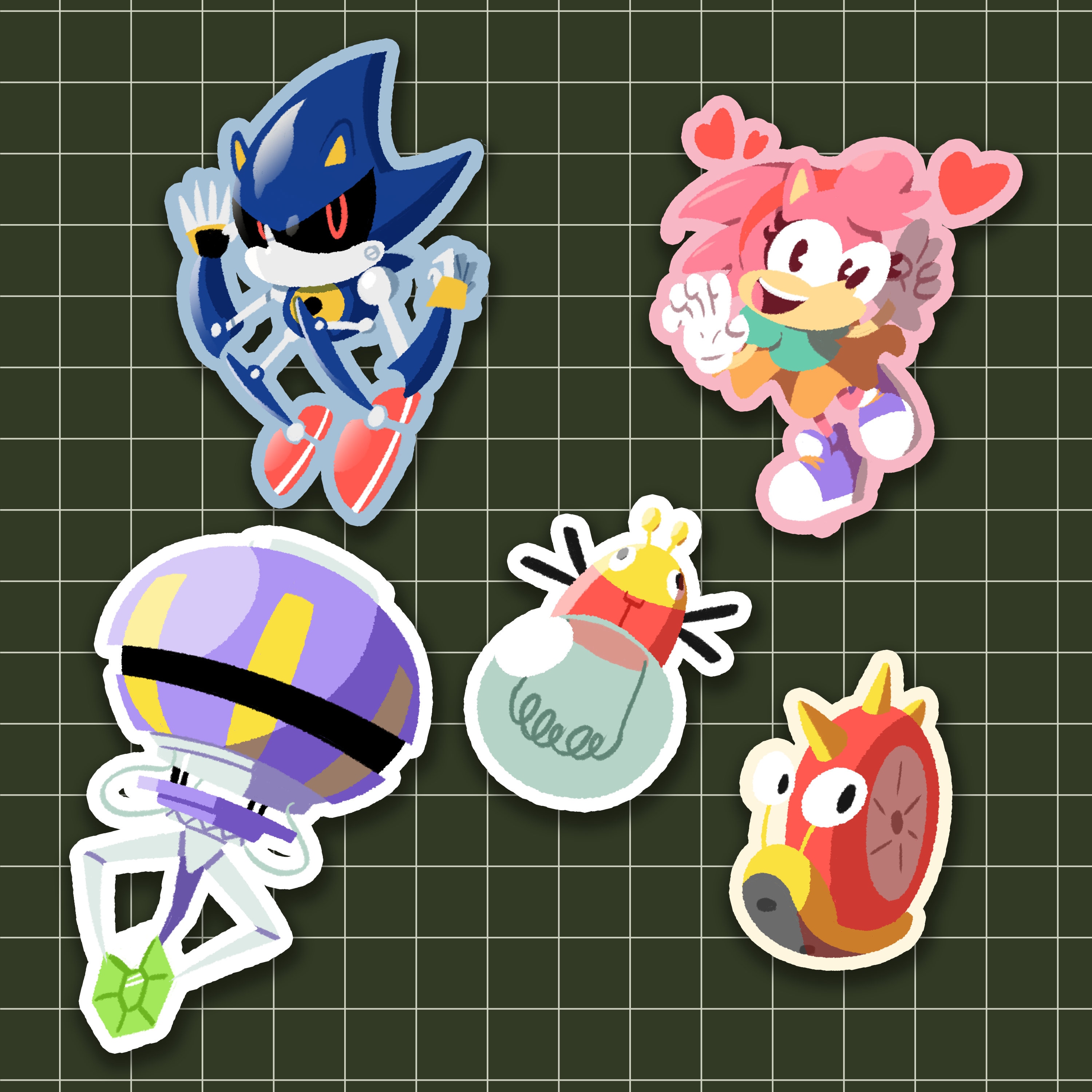 Metal Sonic icon Sticker for Sale by DanielCostaart