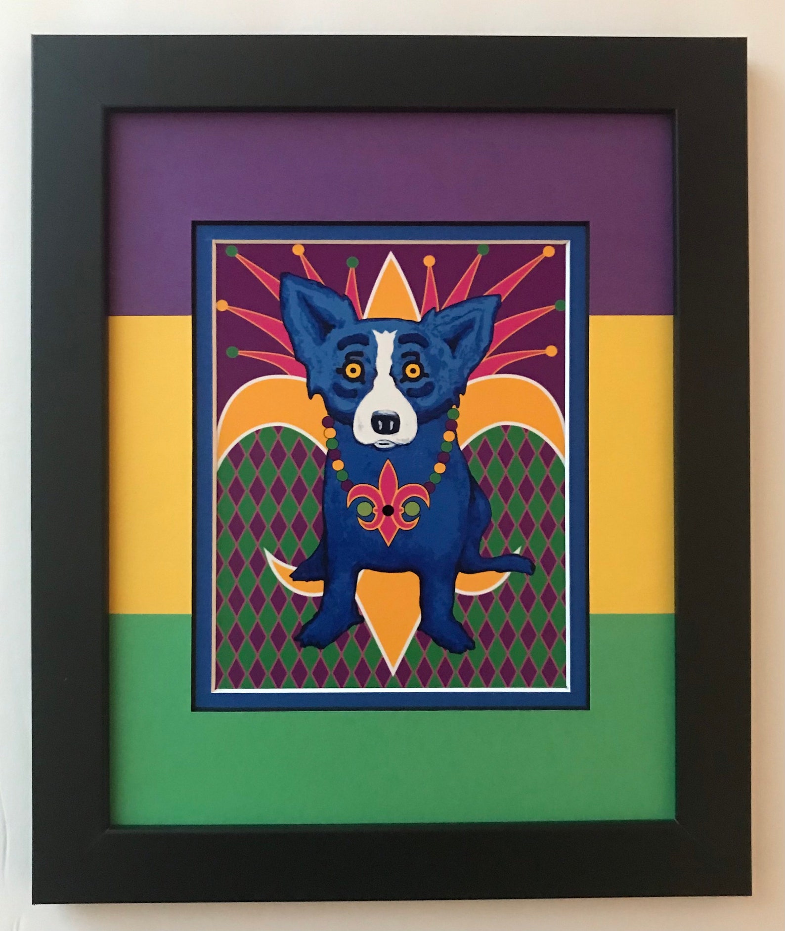 blue dog mardi gras