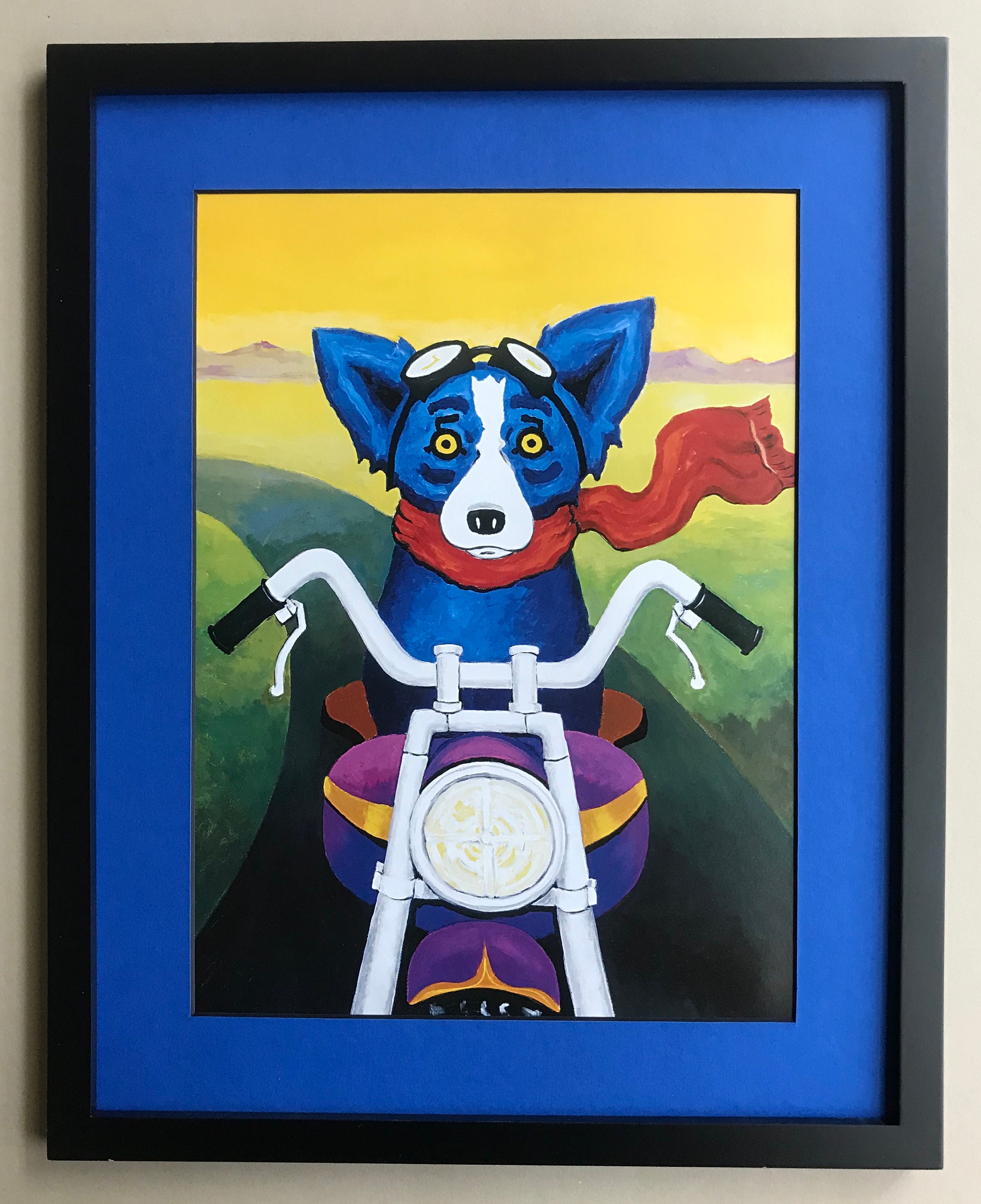 Rodrigue's Blue Dog A Faster Breed Etsy