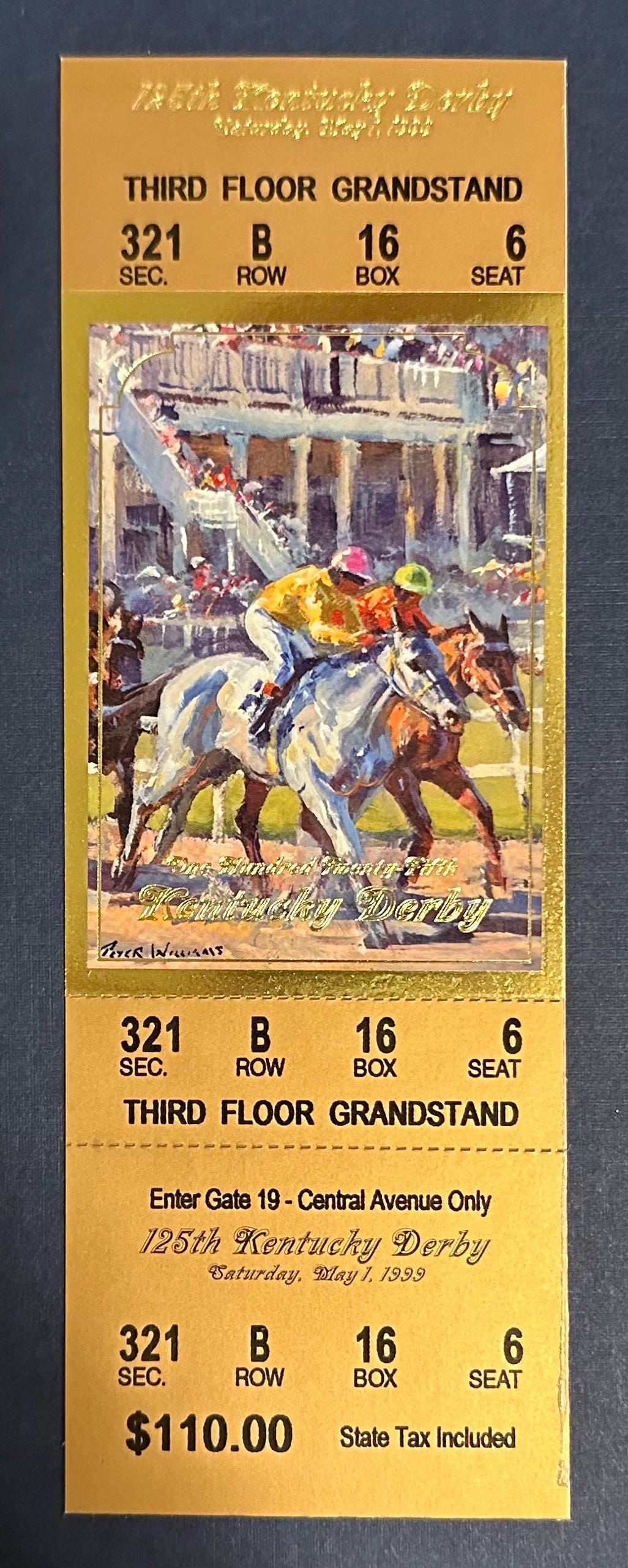 Charismatic 1999 Kentucky Derby Winner Framed and Matted Collage