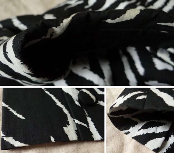 Versus 1996 Runway Gianni Versace Zebra Print Cropped Jacket