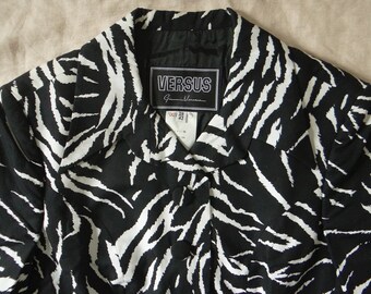 VERSUS VERSACE ジャケット Versus Versace Sequin lion Logo Bomber jacket Black 46 IT