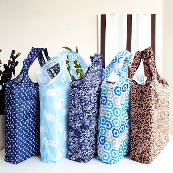 Reusable Shopping Bag Foldable | Market Tote | Grocery bag | Zero-Waste | Eco Shopping |