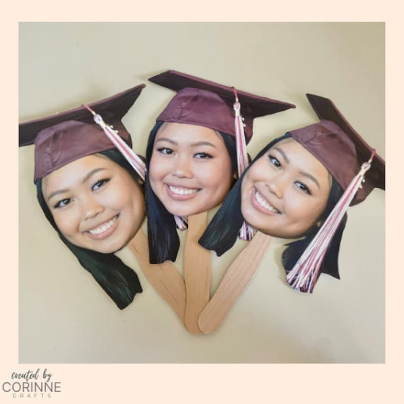 Custom Party Face Cutouts Big Head Face on a Stick Fat Etsy