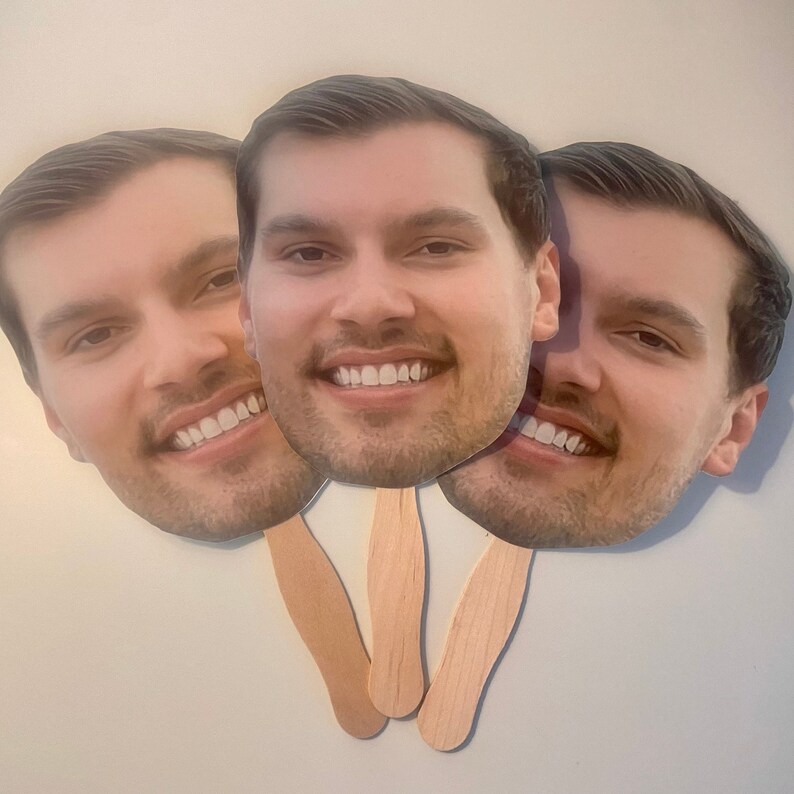 Custom Party Face Cutouts Big Head Face on a Stick Fat Etsy Ireland