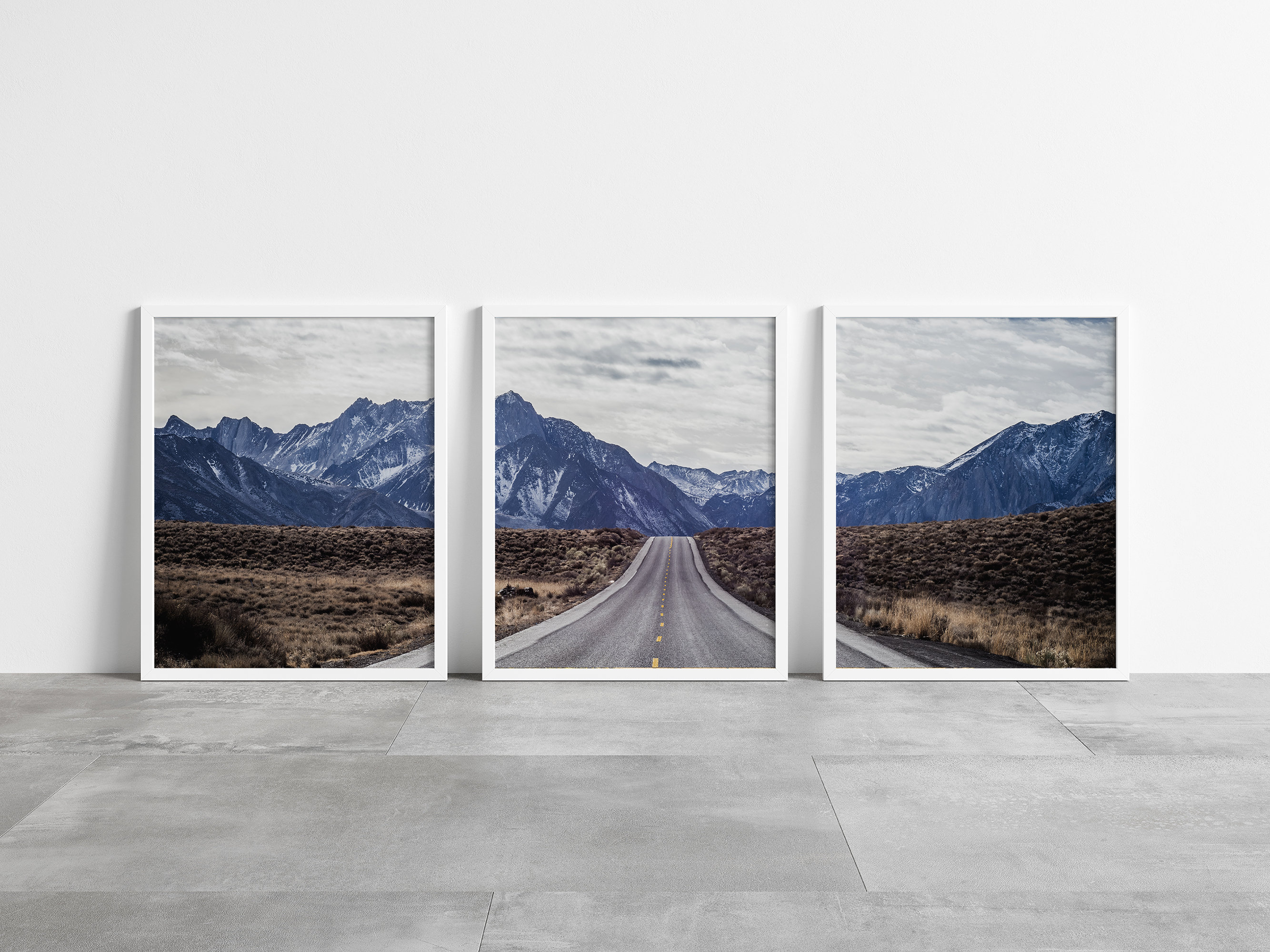 Digital Download - 3 - 16x20" Max Panels Sierra Nevada Mountain Range ...