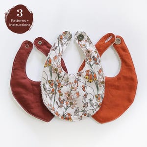 Baby bib pdf sewing pattern