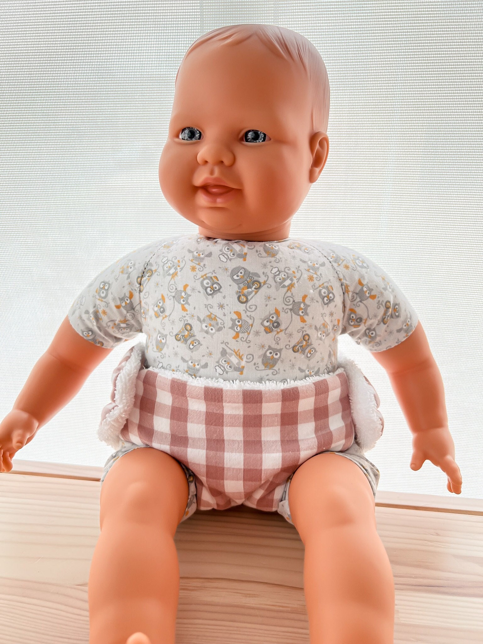 Gingham Doll Miniland 40cm Doll Nappy 40cm Doll - Etsy
