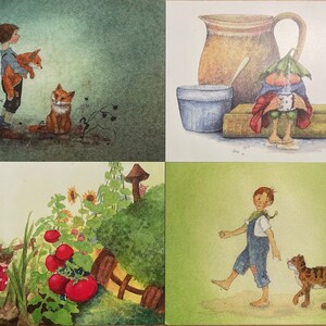 Thème 5 - Cartes postales individuelles - Cartes de vœux - Table de saison - Tableaux d'art - Daniela Drescher -