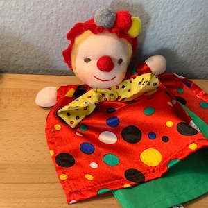 Carnival - Hand Puppet - Clown - Puppet Theater - Unique