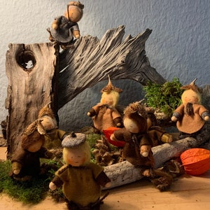 Root children - Beech children - Acorn children - Autumn - For the seasonal table -
