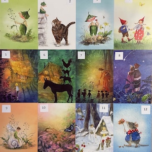 Thema 2 - Einzelne Postkarten -  Grußkarten - Jahreszeitentisch  - Kunstbilder - Daniela Drescher -