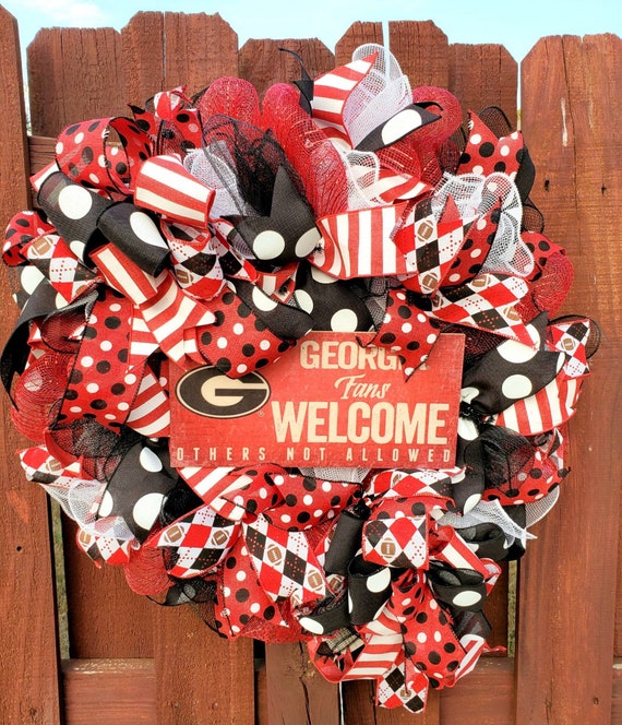 Georgia Bull Dog Wreath