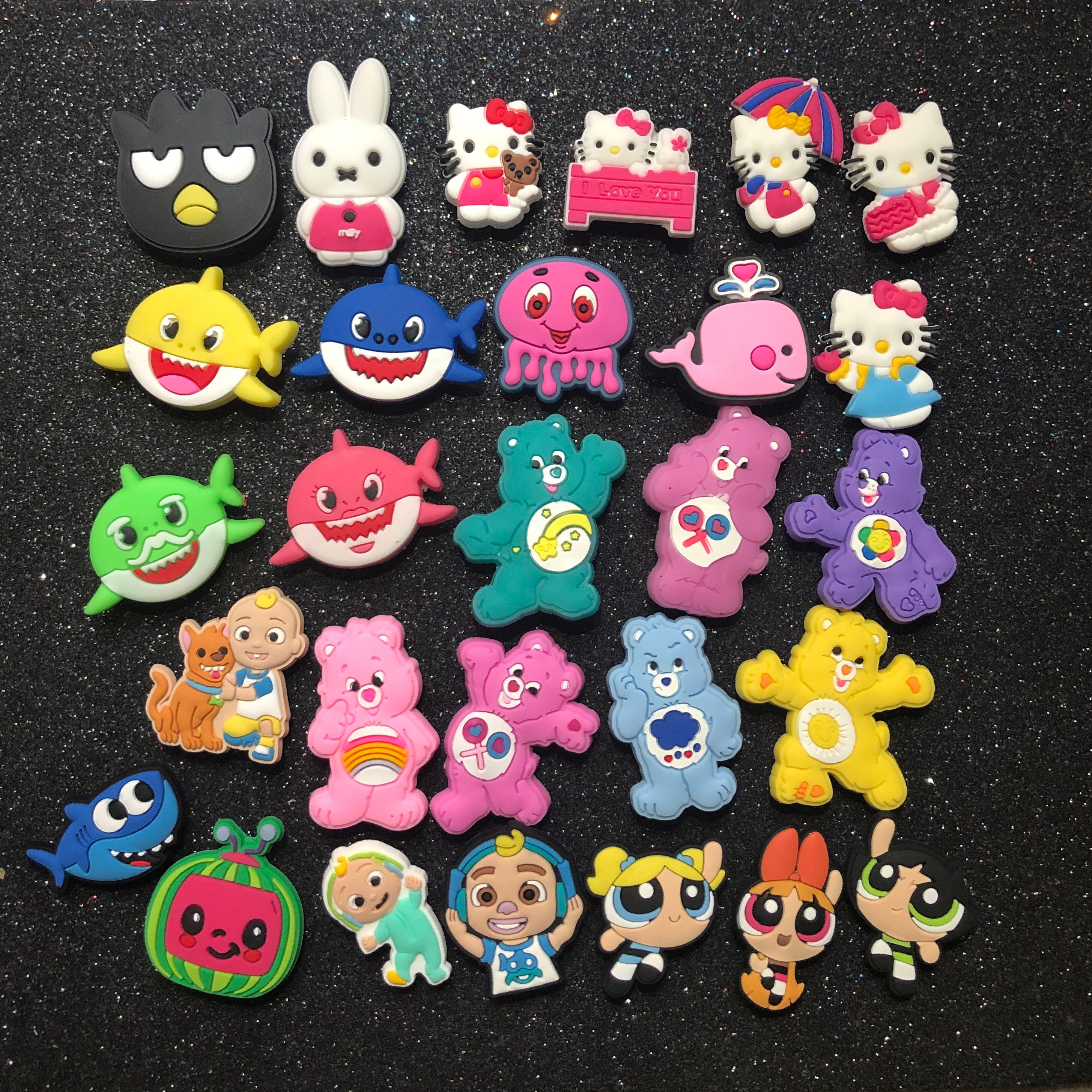 Star Fish Shark Shoe Charms Bear Teddy Submarine Shoe Charms Shooting…