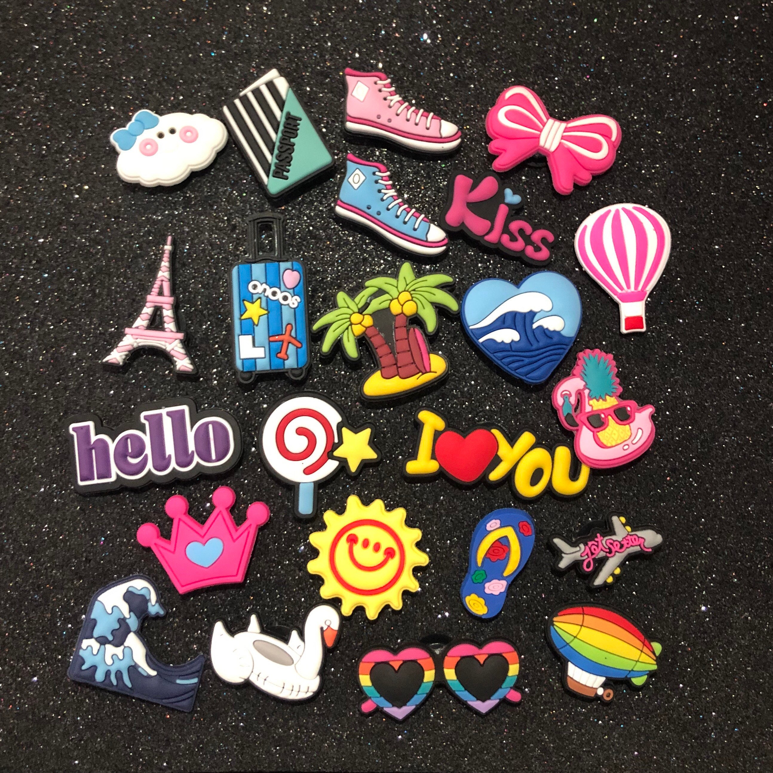 Mix Match Beach Fun Luggage Passport Cruise Vacation Flip Flop Sneake…