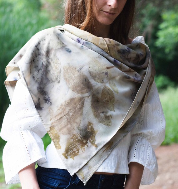 botanical print scarves & wraps