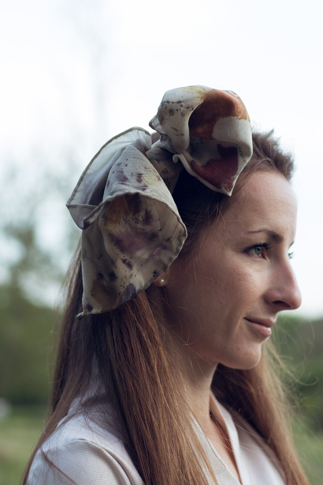 halo scarf / natural