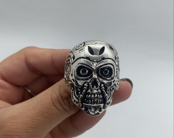 Anillo de calavera en forma de piña new arrivals