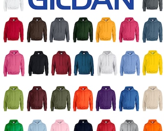 Gildan Heavy Blend Hooded Sweatshirt 18500 S-5XL Sweatshirt Gildan Soft Hoodie