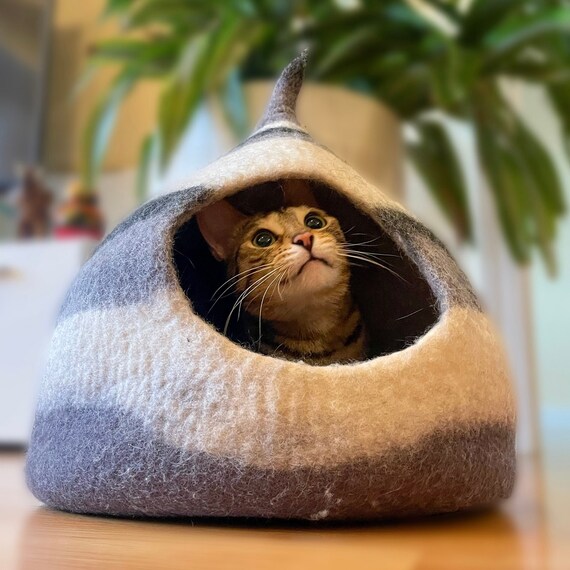Cat top caves etsy