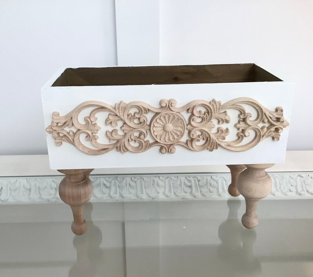 Table Riser, Wood Crate, Cottage Decor, French Country Decor, White ...