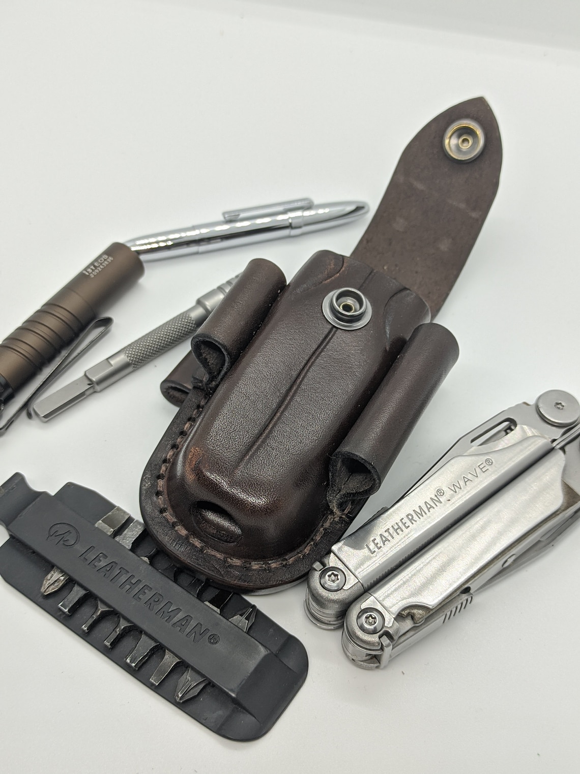 Custom Leather sheath Pouch for Multitool Leatherman Wave Etsy