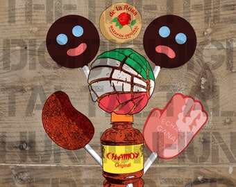 MEXICAN CANDY PACK, dulces mexicanos, candies, sweets, treats, food, snacks, Mexico bundle, clip art, clipart, png, jpg, illustrations