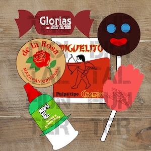 MEXICAN CANDY SVG, dulces mexicanos svg, png, candies, sweets, treats, snacks, food, pack, Mexico bundle