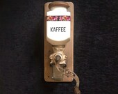 Vintage PeDe Wall Mounted Coffee Grinder, PeDe Kaffemuhle, Coffee Grinder Kitchenalia, Dutch Ceramic Manual Coffee Grinder.